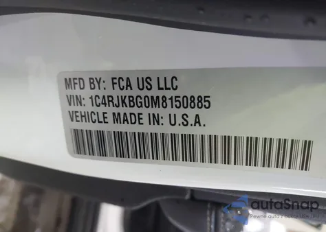 2021 Jeep Grand Cherokee L Limited 4X4 z USA, uszkodzony, nr VIN 1C4RJKBG0M8150885